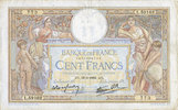 BILLETS DE LA BANQUE DE FRANCE 100 francs Banque de France. Billet. Merson 19.5.1938, modifié -