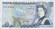 AUTRES BILLETS ETRANGERS 5 livres Grande Bretagne. -