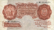 AUTRES BILLETS ETRANGERS 10 shillings Grande Bretagne. -