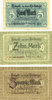ALLEMAGNE - BILLETS DE NECESSITE (1914-1923) A - J 5 mark Eschwege. Stadt. Billets. 10 mark, 20 mark -