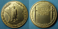 MEDAILLES bronze Fédération Nationale des Combattants Prisonniers de Guerre. Médaille en doré. 46,6 mm -