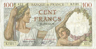 BILLETS DE LA BANQUE DE FRANCE 100 francs Banque de France. Billet. Sully, -