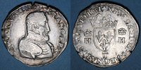 MONNAIES ROYALES Teston Charles IX (1560-1574). Monnayage au nom de Henri II. 2e type, Nantes -