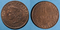 MONNAIES MODERNES FRANCAISES 1 centime 3e république (1870-1940). Cérès Ancre -