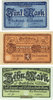 ALLEMAGNE - BILLETS DE NECESSITE (1914-1923) A - J 5 mark Gera. Stadt. Billets. 10 mark, 20 mark n.d. - -