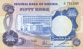 AUTRES BILLETS ETRANGERS 50 kobo Nigéria. Banque Centrale. -