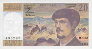 BILLETS DE LA BANQUE DE FRANCE 20 francs Banque de France. Billet. Debussy, -