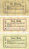 ALLEMAGNE - BILLETS DE NECESSITE (1914-1923) A - J 50 pf Grätz (Grodzisk Wielkopolski, Pologne). Kreisausschuss. Billets. 1mk, 2 mark n.d. - -