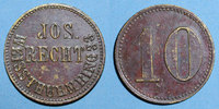 MONNAIES DE NECESSITE FRANCAISES pfennig Strasbourg (67). Jos. Recht. 10 ( ) -