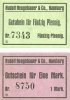 ALLEMAGNE - BILLETS DE NECESSITE (1914-1923) A - J 50 pf Hamburg. Neugebauer & Co. Rudolf. Billets. 1 mark -