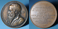 ALSACE bronze Alsace. Strasbourg. Jean Sturm . 1838. Médaille . 50 mm. Gravée par Kirstein -