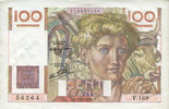 BILLETS DE LA BANQUE DE FRANCE 100 francs Banque de France. Billet. jeune paysan, -