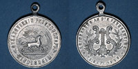 ALSACE Alsace. Riedisheim. Société de Chant Freundschaft. Bénédiction du drapeau. Médaille alu. -