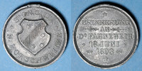 ALSACE Alsace. Morschwiller le Bas. Chorale Ste Caecilia. Consécration drapeau. Médaille plomb. 28 mm -
