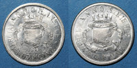 MONNAIES DE NECESSITE FRANCAISES Annonay (07). Union Commerciale et Industrielle. 10 cmes 1918, maillechort, monnaie fautée -