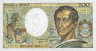 BILLETS DE LA BANQUE DE FRANCE 200 francs Banque de France. Billet. (Montesquieu), -