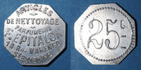MONNAIES DE NECESSITE FRANCAISES 25 centimes Saint-Etienne (42). Parfumerie - Articles de Nettoyage, F. Epitalon. -