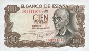 AUTRES BILLETS ETRANGERS 100 pesetas Espagne. (1974) -