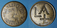 MONNAIES DE NECESSITE FRANCAISES Angoulême (16). L. Lacroix Fils. 1 000 cahiers -