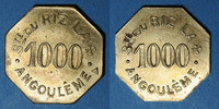 MONNAIES DE NECESSITE FRANCAISES Angoulême (16). Société du Riz Lacroix (La +). 1000 -