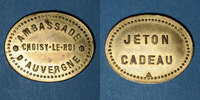 MONNAIES DE NECESSITE FRANCAISES Jeton Choisy-le-Roi (94). Ambassade d'Auvergne. cadeau -