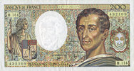 BILLETS DE LA BANQUE DE FRANCE 200 francs Banque de France. Billet. (Montesquieu), -