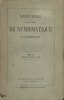 LIVRES DE NUMISMATIQUE Annuaire de la Société Française de Numismatique. Tome 3, 1ère partie. -