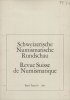 LIVRES DE NUMISMATIQUE Revue suisse de numismatique. -