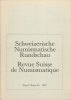 LIVRES DE NUMISMATIQUE Revue suisse de numismatique. -