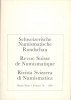 LIVRES DE NUMISMATIQUE Revue suisse de numismatique. -