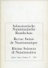 LIVRES DE NUMISMATIQUE Revue suisse de numismatique. -