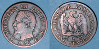 MONNAIES MODERNES FRANCAISES 5 centimes 2e empire (1852-1870). tête nue -