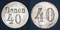 MONNAIES DE NECESSITE FRANCAISES 40 pfennig Strasbourg (67). Donon. n. d. -
