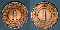 MONNAIES DE NECESSITE FRANCAISES pfennig Strasbourg (67). Consum-Genossenschaft Artillerie Werkstadt. 1 ( ) -