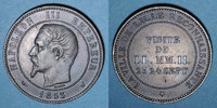 MONNAIES MODERNES FRANCAISES 10 centimes 2e empire (1852-1870). Module de Visite de Lille -