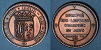 JETONS Jeton Bar-le-Duc (Lorraine). Société des Lettres, Sciences et Arts. bronze -
