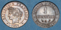 MONNAIES MODERNES FRANCAISES 1 centime 3e république (1870-1940). Cérès -