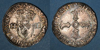 MONNAIES ROYALES 1/4 d'écu Henri IV (1589-1610). 2e type, &. Aix -