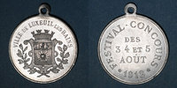 MEDAILLES Luxeuil-les-Bains (Franche-Comté, Haute-Saône). Festival-concours Médaille en aluminium -