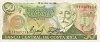 AUTRES BILLETS ETRANGERS 50 colones Costa Rica. -