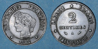 MONNAIES MODERNES FRANCAISES 2 centimes 3e république (1870-1940). Cérès -
