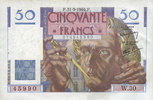 BILLETS DE LA BANQUE DE FRANCE 50 francs Banque de France. Billet. Le Verrier, -