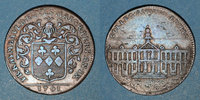 JETONS Jeton Anjou. Mairie d'Angers. Fr Raymbauld de la Foucherie. cuivre -