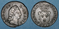 MONNAIES ROYALES 1/2 sol Louis XV (1715-1774). d'Aix & -