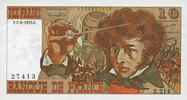 BILLETS DE LA BANQUE DE FRANCE 10 francs Banque de France. Billet. Berlioz, -