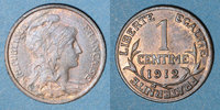MONNAIES MODERNES FRANCAISES 1 centime 3e république (1870-1940). Dupuis, -