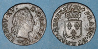 MONNAIES ROYALES Liard Louis XV (1715-1774). à la vieille tête Besançon -