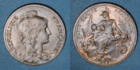 MONNAIES MODERNES FRANCAISES 5 centimes 3e république (1870-1940). Dupuis, -