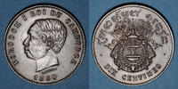 ANCIENNES COLONIES FRANCAISES 10 centimes Cambodge. Norodom I (1860-1904). -