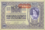 AUTRES BILLETS ETRANGERS Autriche. Banque Austro-Hongroise. 10 000 couronnes surchargé -